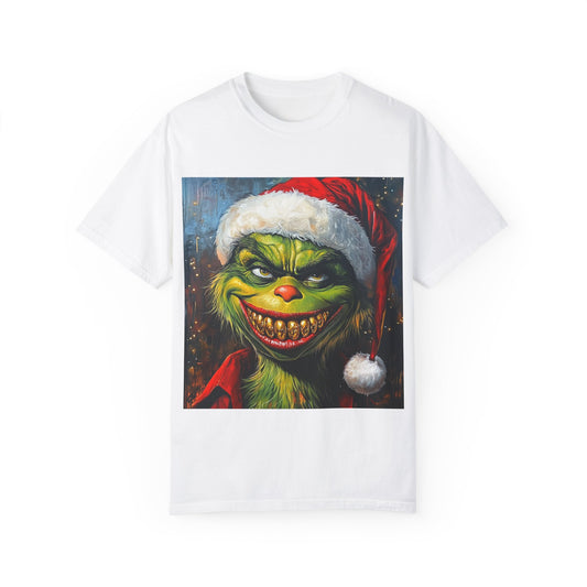 T-Shirt Gangster Grinch Unisex Garment-Dyed